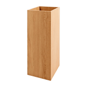Pot de fleurs carré en bois clair 35 x 35 x 100 cm Palmus - Custom Form - The Cool Republic