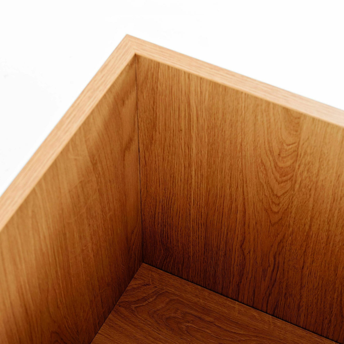 Pot de fleurs carré en bois clair 35 x 35 x 60 cm Palmus - Custom Form - The Cool Republic