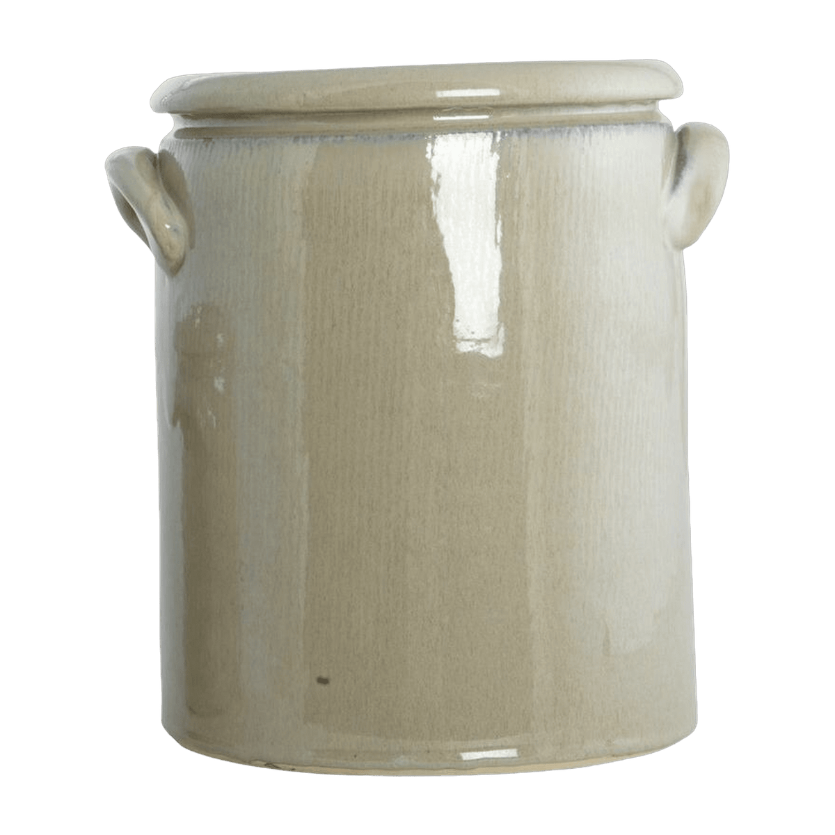 Pot de fleurs en argile beige sable Poterie M - House Doctor - The Cool Republic