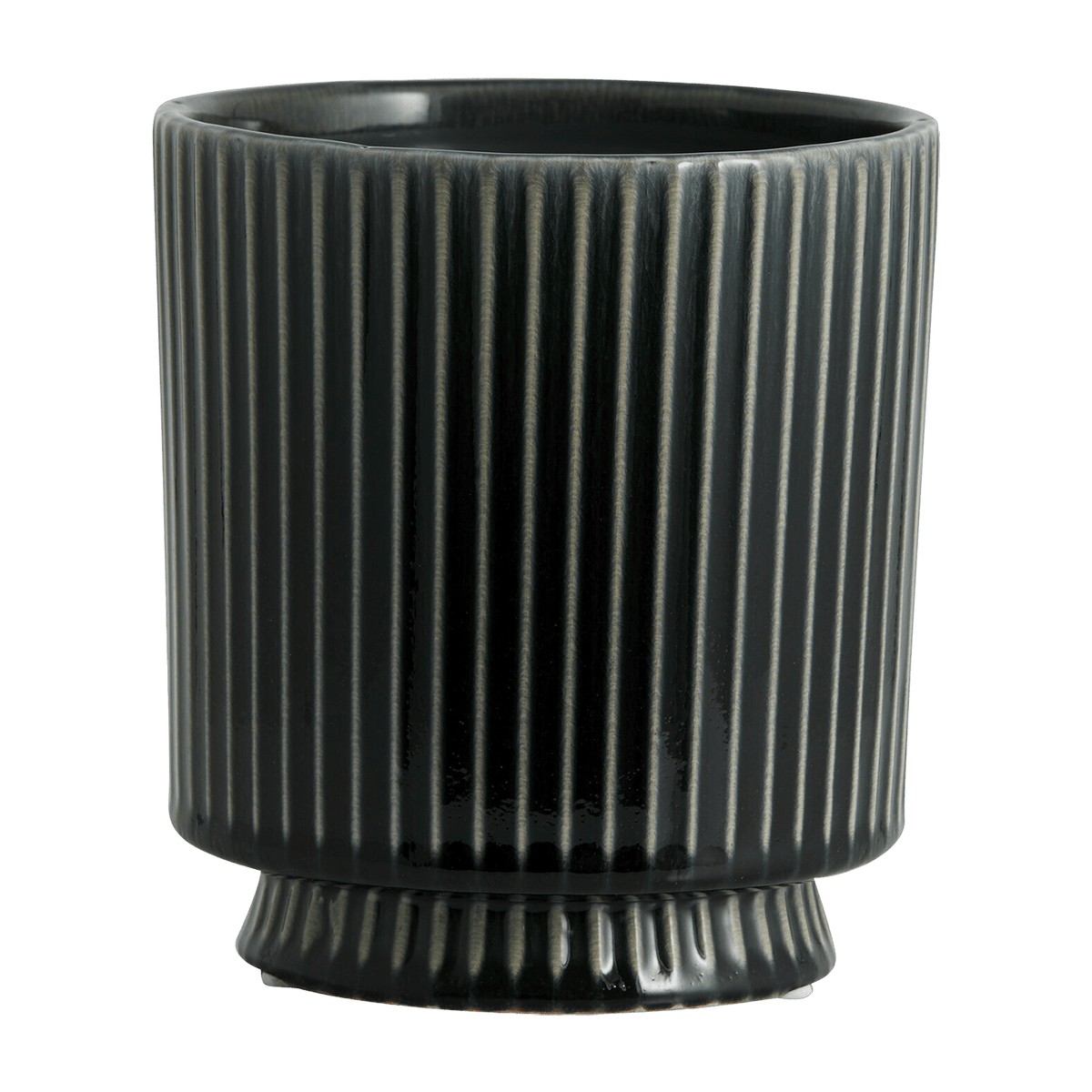 Flower pot in dark green 15 cm Oxna- Nordal - The Cool Republic