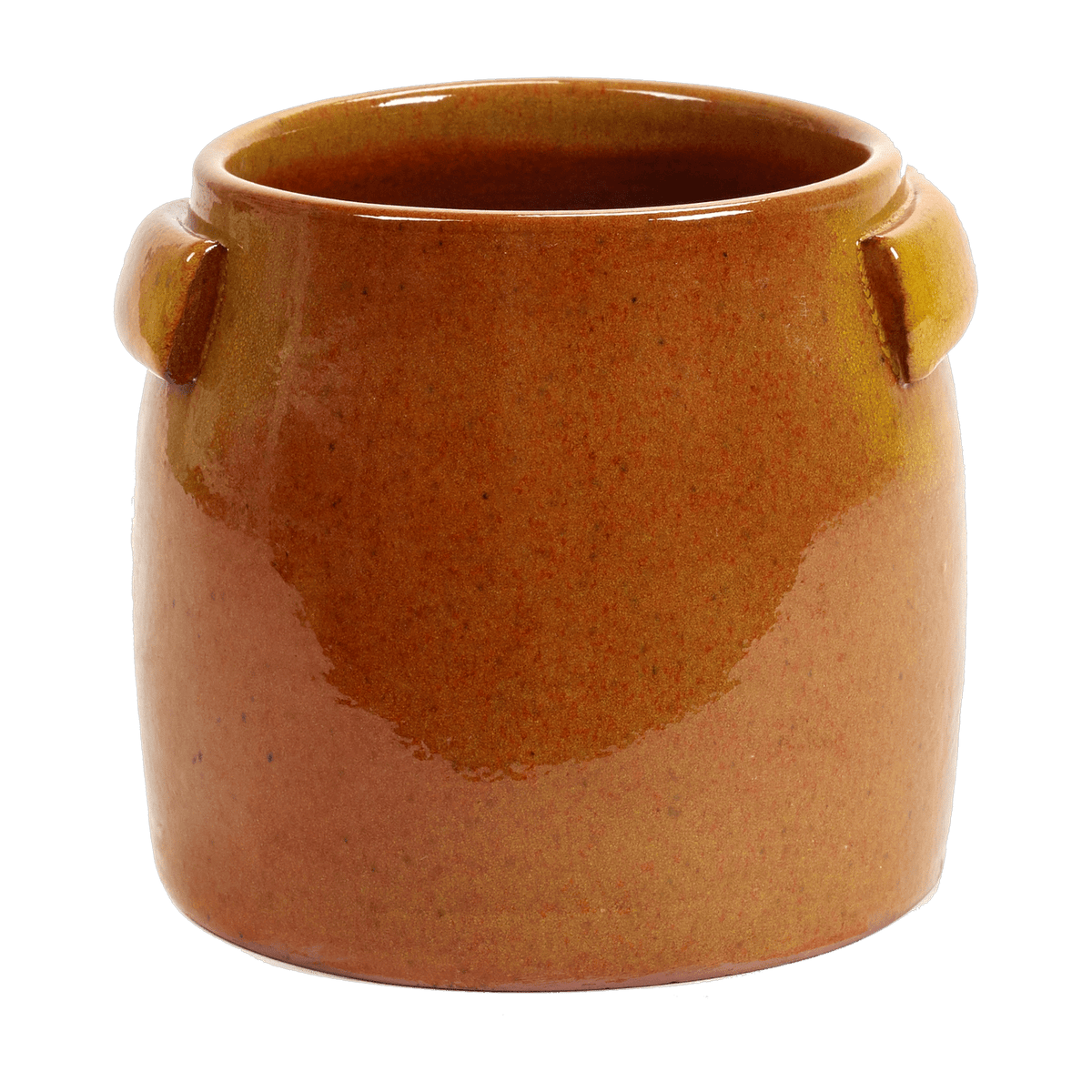 Orange terracotta flower pot 22x19cm Tabor - Serax - The Cool Republic