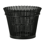 Pot de fleurs en tôle perforée noire 15 cm Matégot - Gubi - The Cool Republic
