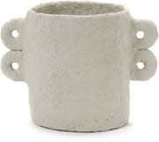 Pot décoratif en papier mâché blanc Earth - Serax - The Cool Republic