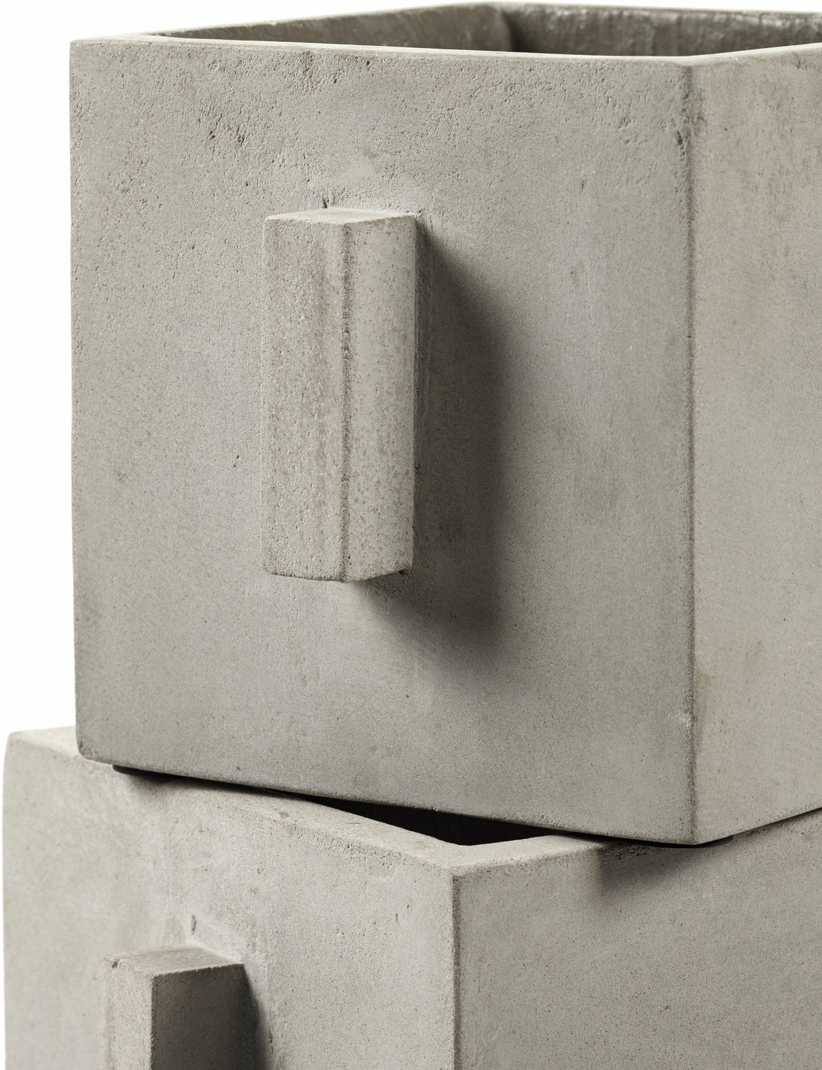 Pot en béton carré gris clair 17cm - Serax - The Cool Republic