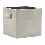Pot en béton carré gris clair 17cm - Serax - The Cool Republic
