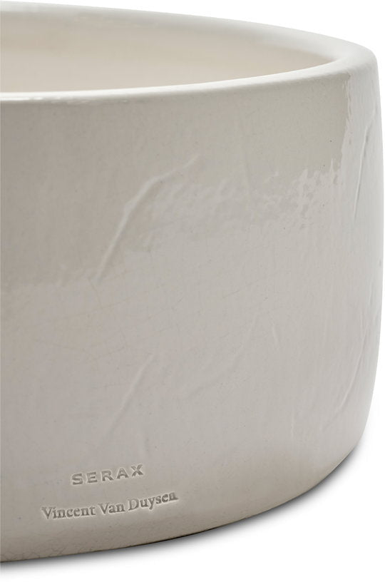 Pot en terre cuite blanc 31x12cm - Serax - The Cool Republic