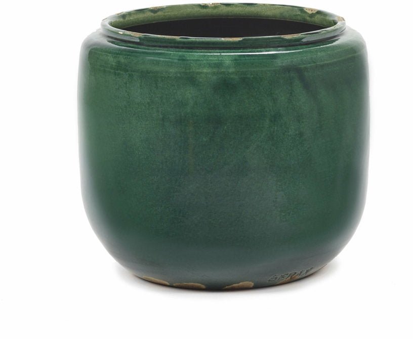 Pot en terre cuite vert S Costa - Serax - The Cool Republic