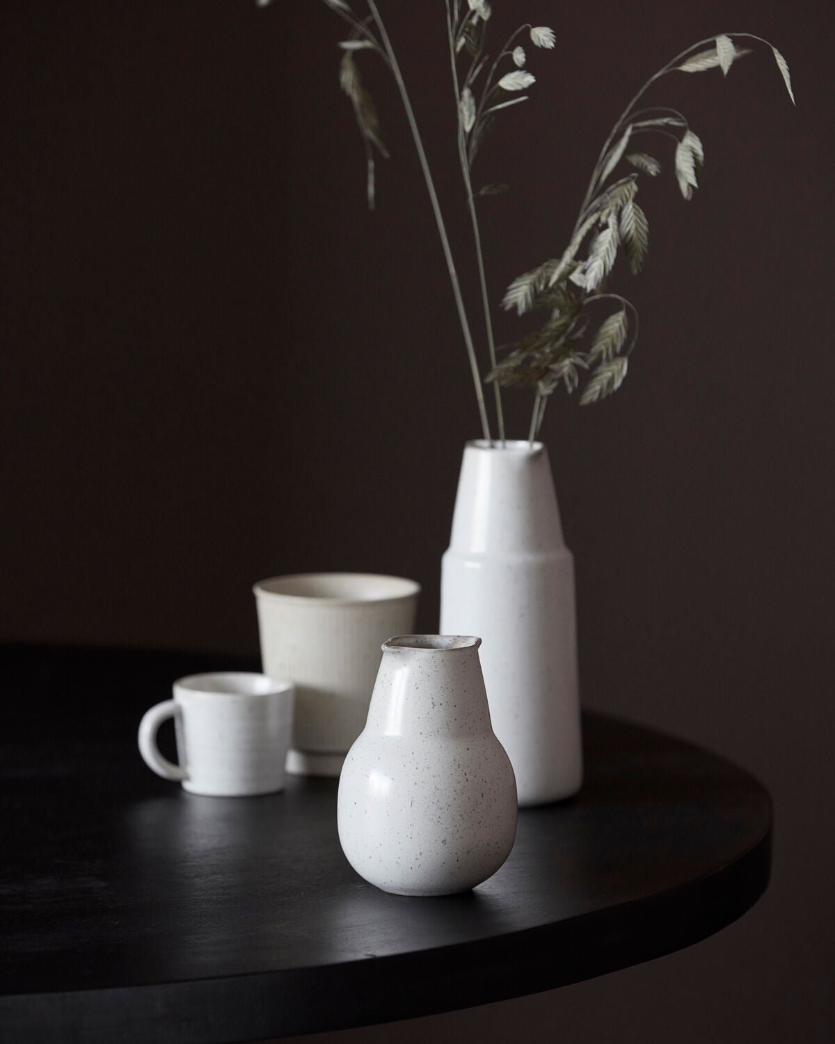 Pots à lait en grès gris 32cl 5,5x12cm - House Doctor - The Cool Republic