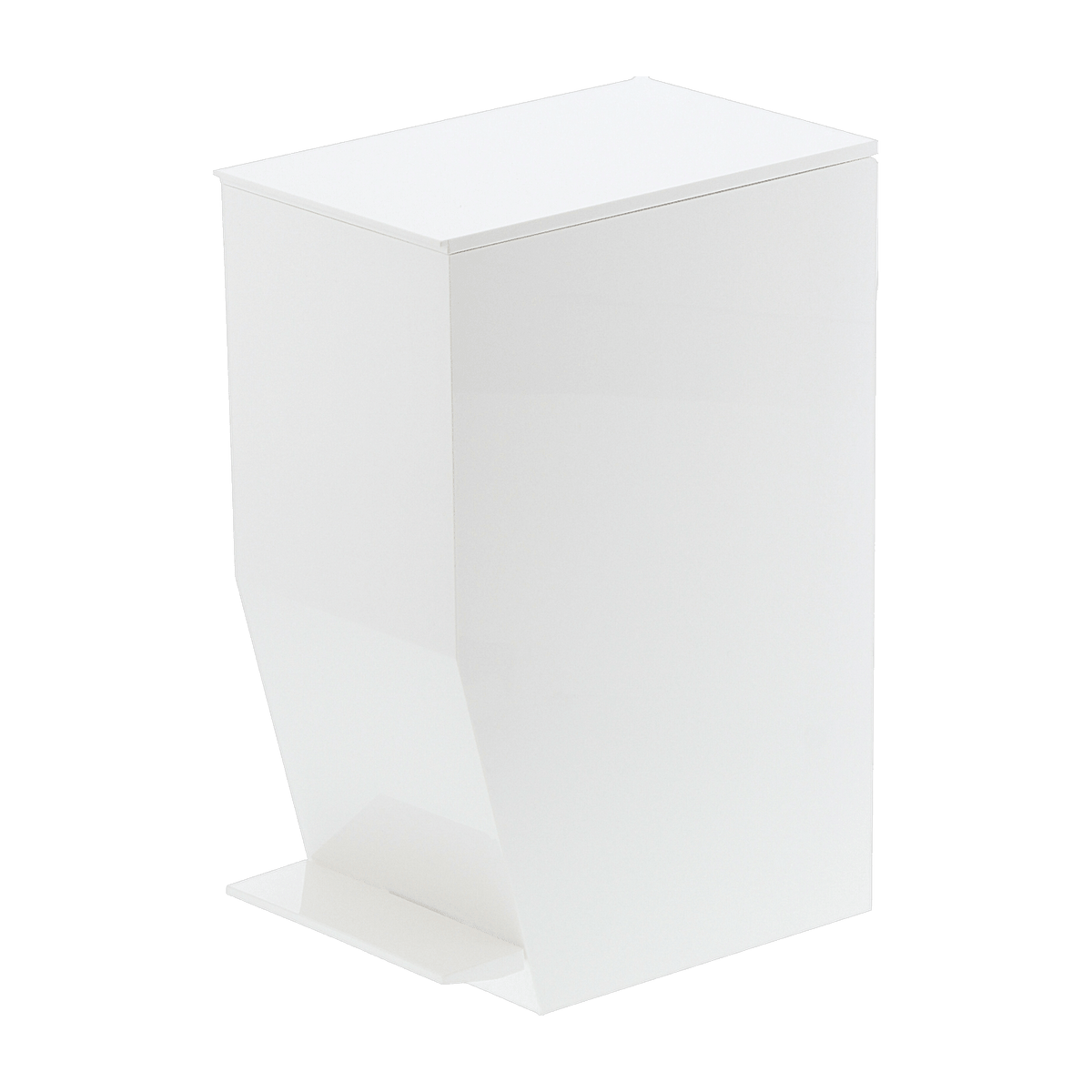 Tower white pedal garbage can - Yamazaki - The Cool Republic