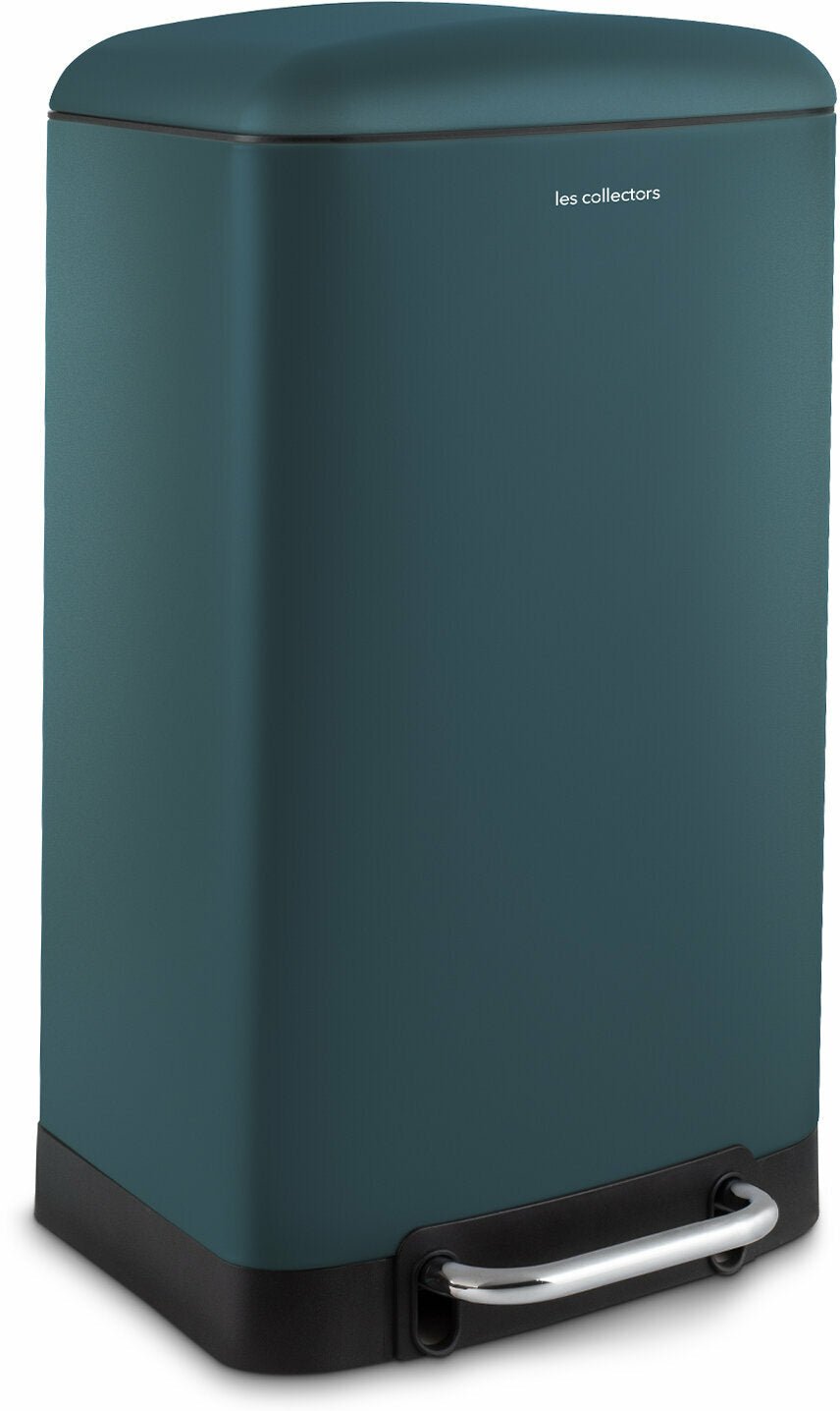 Poubelle à pédale bleu pétrole 40L n°879 - Les Collectors - The Cool Republic