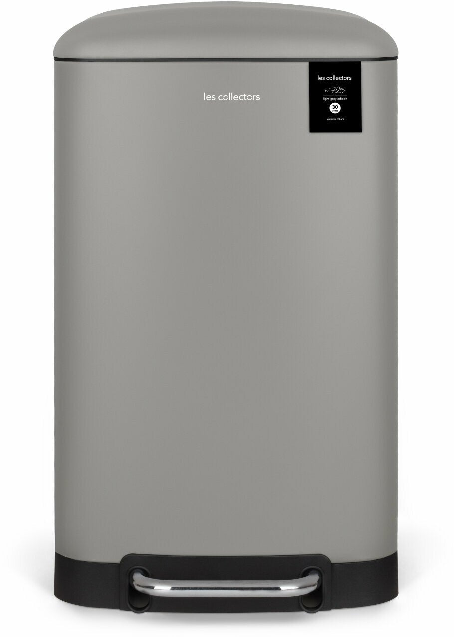 Poubelle à pédale gris clair 30L n°725 - Les Collectors - The Cool Republic