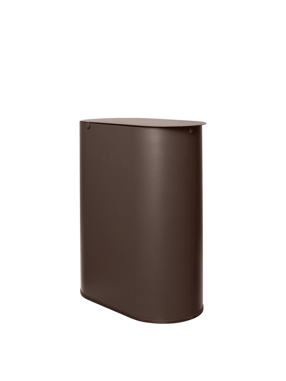 Poubelle en acier marron foncé 50 cm Enkel - Ferm Living - The Cool Republic