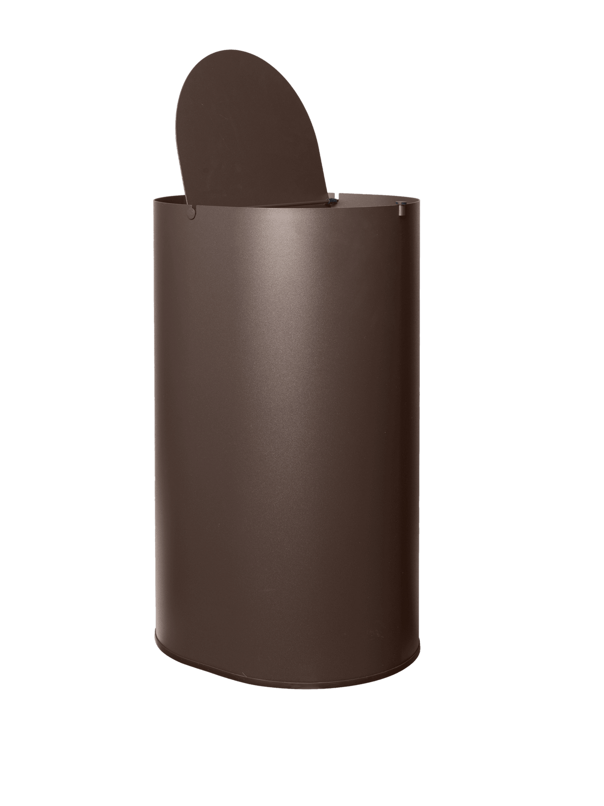 Poubelle en acier marron foncé 65,2 cm Enkel - Ferm Living - The Cool Republic
