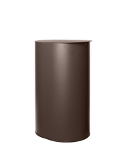Poubelle en acier marron foncé 65,2 cm Enkel - Ferm Living - The Cool Republic