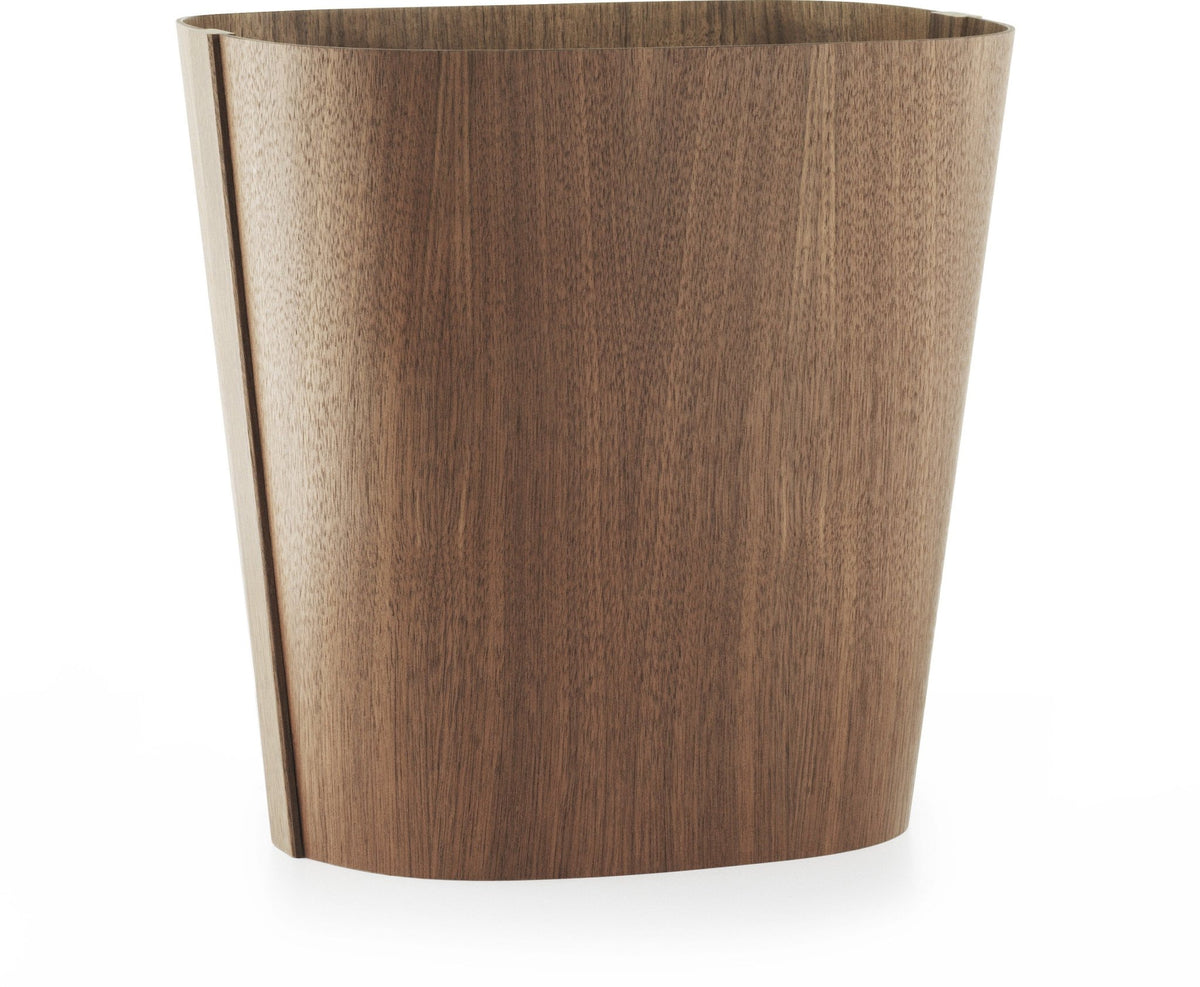 Poubelle en noyer D26 cm Walnut - Normann Copenhagen - The Cool Republic