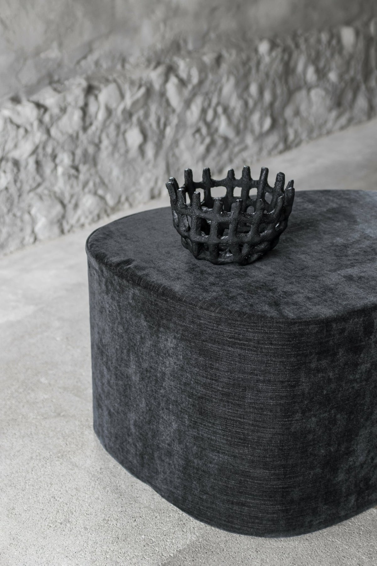 Pouf anthracite Salon - Mette Dittmer - The Cool Republic