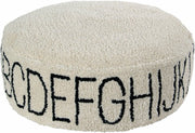 Pouf beige alphabet - Lorena Canals - The Cool Republic