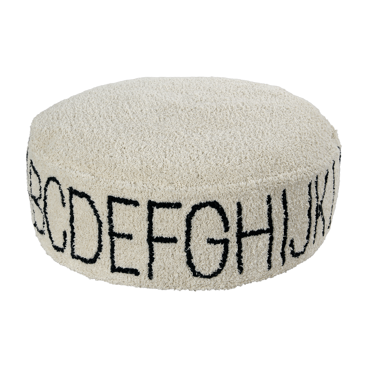 Pouf beige alphabet - Lorena Canals - The Cool Republic