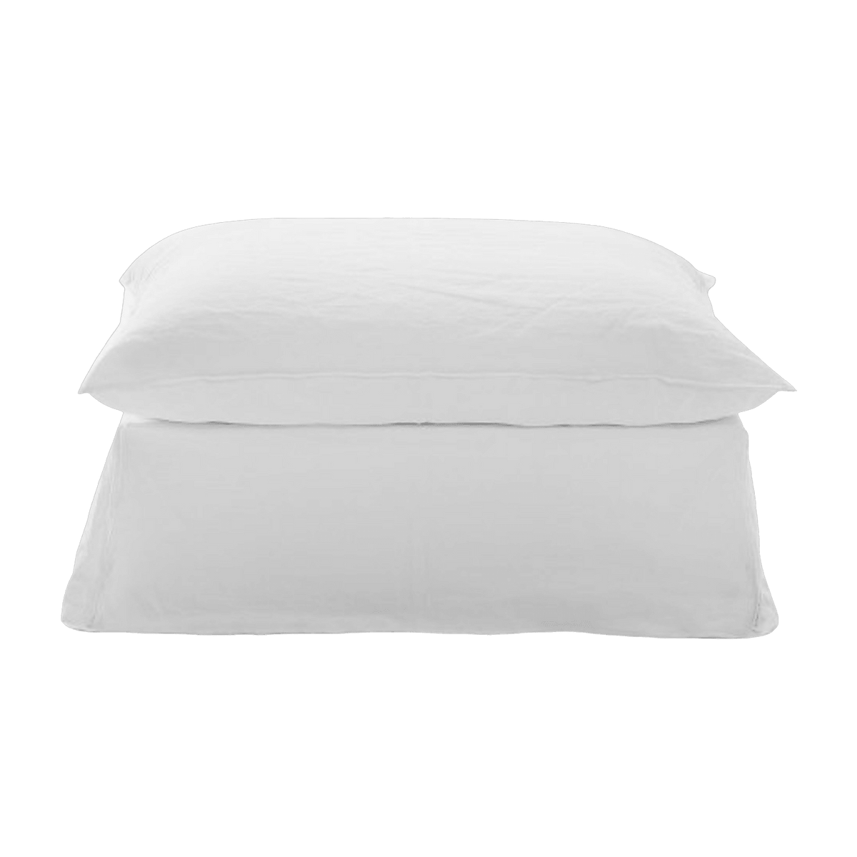 Pouf blanc 85cm Ghost 06 P - Gervasoni - The Cool Republic