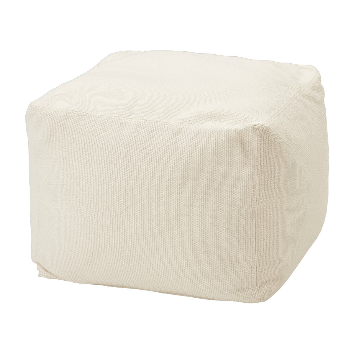 Pouf d'extérieur 50 x 50 cm blanc Archimede - Meme Design - The Cool Republic