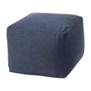 Pouf d'extérieur 50 x 50 cm bleu Archimede - Meme Design - The Cool Republic