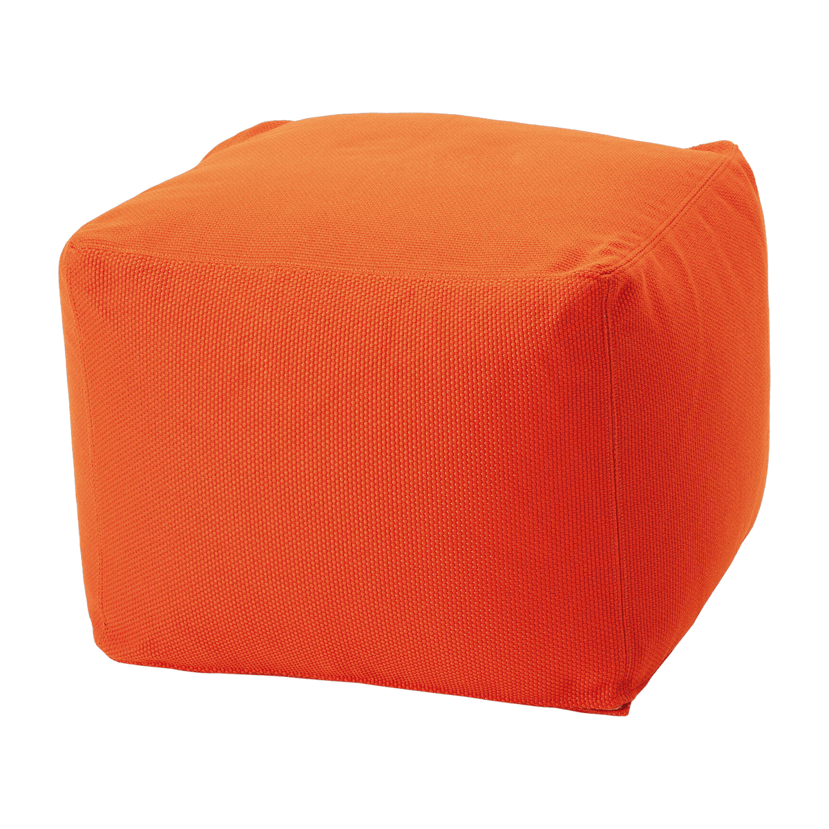 Pouf d'extérieur 50 x 50 cm orange Archimede - Meme Design - The Cool Republic