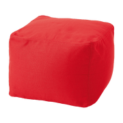 Pouf d'extérieur 50 x 50 cm rouge Archimede - Meme Design - The Cool Republic