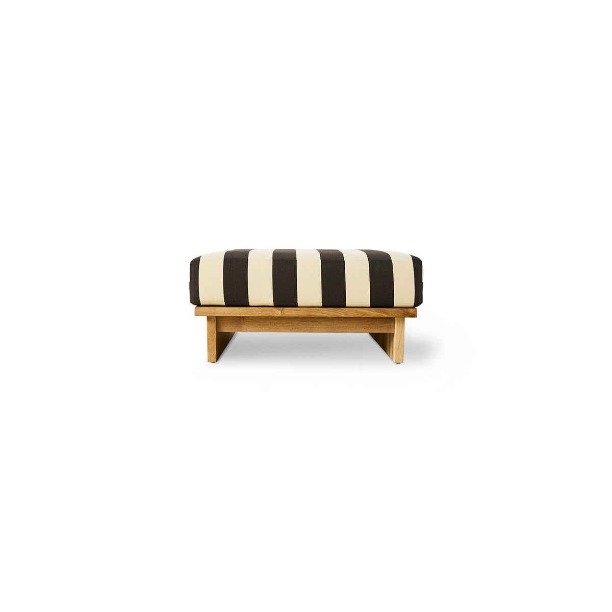 Pouf d'extérieur en teck 88x38cm Hocker - HKliving - The Cool Republic