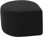 Pouf en bouclé gris anthracite 70 x 60 cm Stilla - AYTM - The Cool Republic