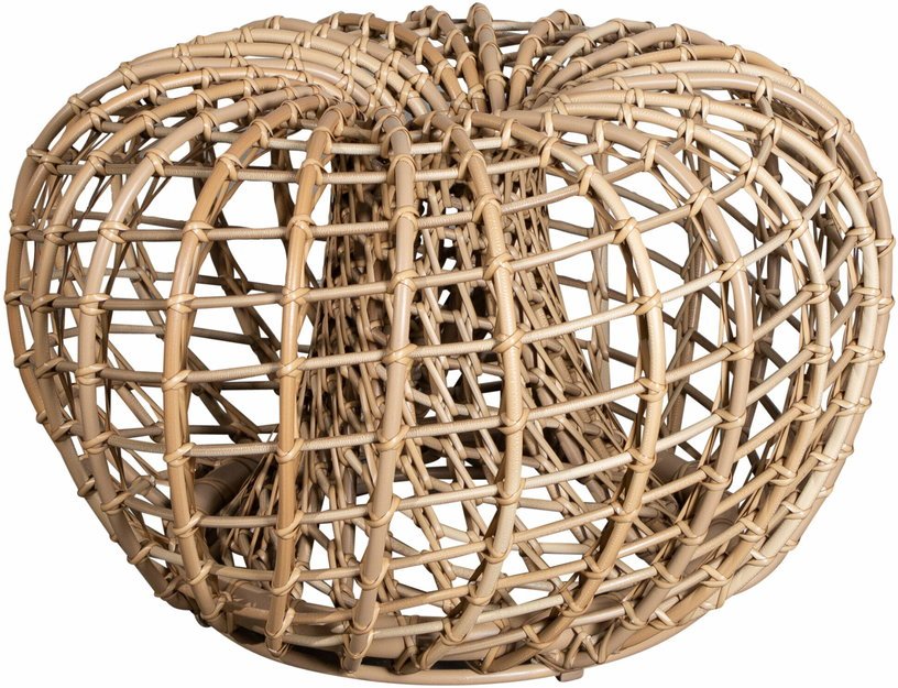 Pouf en cannage naturel Nest - Cane - Line - The Cool Republic