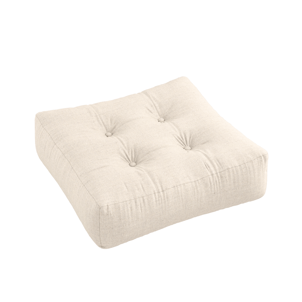 Pouf en coton et lin 70x22cm More - Karup Design - The Cool Republic
