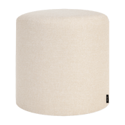 Pouf en laine beige 40 cm Folk - noo.ma - The Cool Republic
