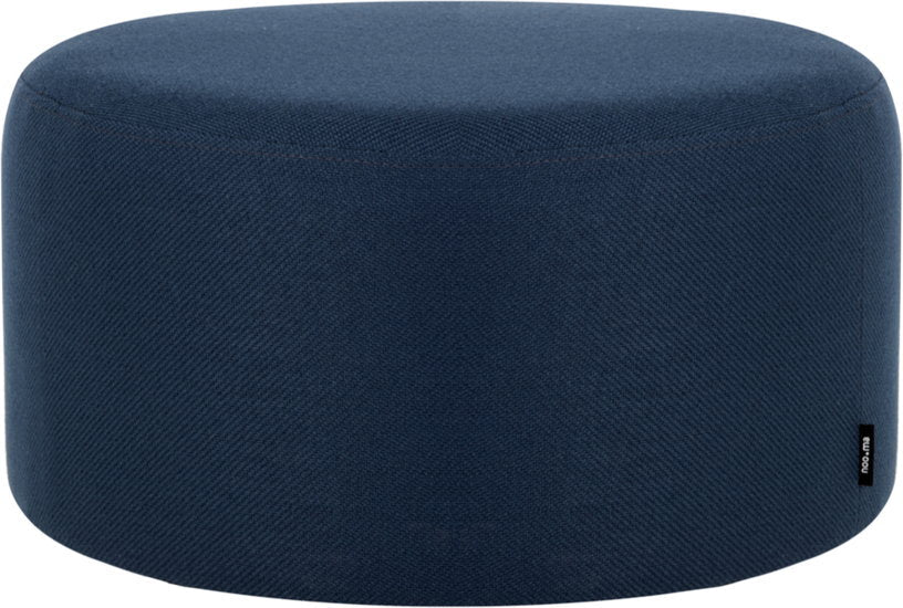Pouf en laine bleu 25 cm Folk - noo.ma - The Cool Republic