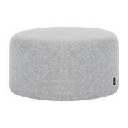 Pouf en laine gris Folk 25 cm - noo.ma - The Cool Republic