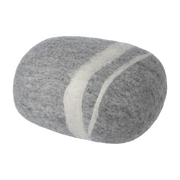 Pouf en laine gris marbré L Carl - myfelt - The Cool Republic