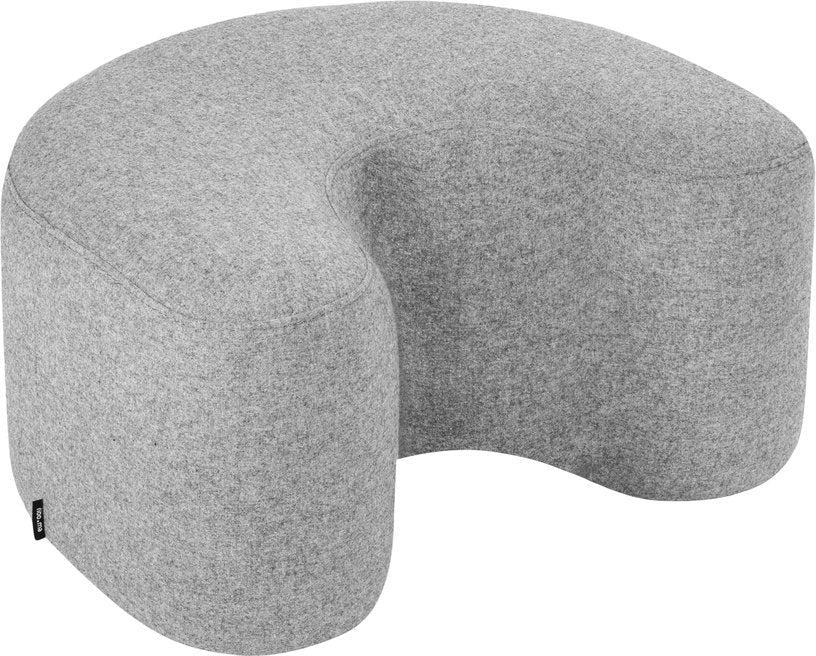 Pouf en laine gris Ü - noo.ma - The Cool Republic