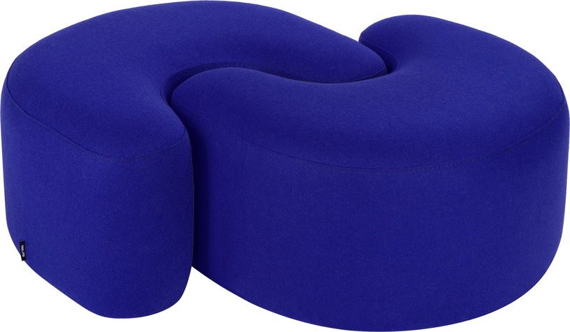 Pouf en laine myrtille Ü - noo.ma - The Cool Republic