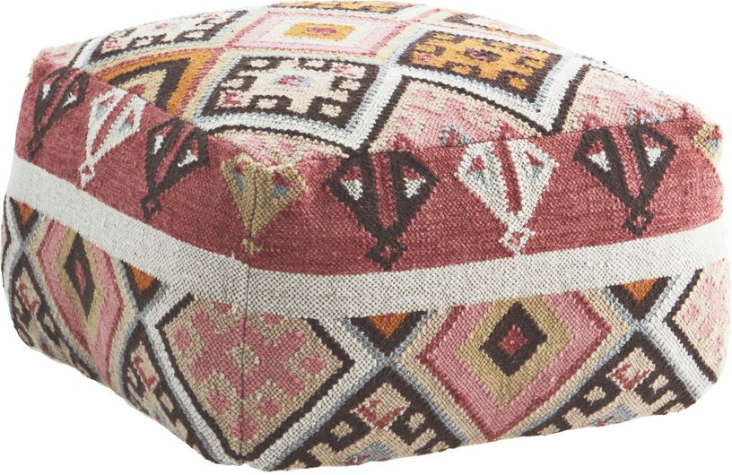 Pouf en laine tissée - Madam Stoltz - The Cool Republic