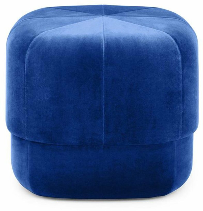 Pouf en polyester bleu électrique S Circus Electric bleu - Normann Copenhagen - The Cool Republic