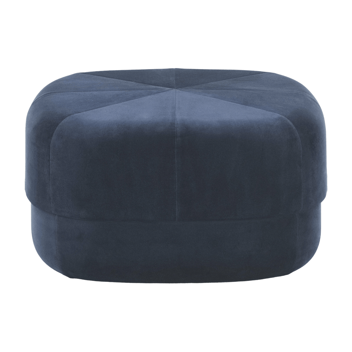 Pouf en polyester bleu foncé de taille L Circus foncé bleu - Normann Copenhagen - The Cool Republic