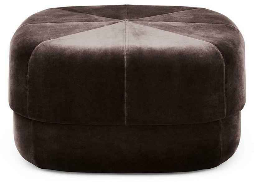 Pouf en polyester coffee L Circus Coffee - Normann Copenhagen - The Cool Republic