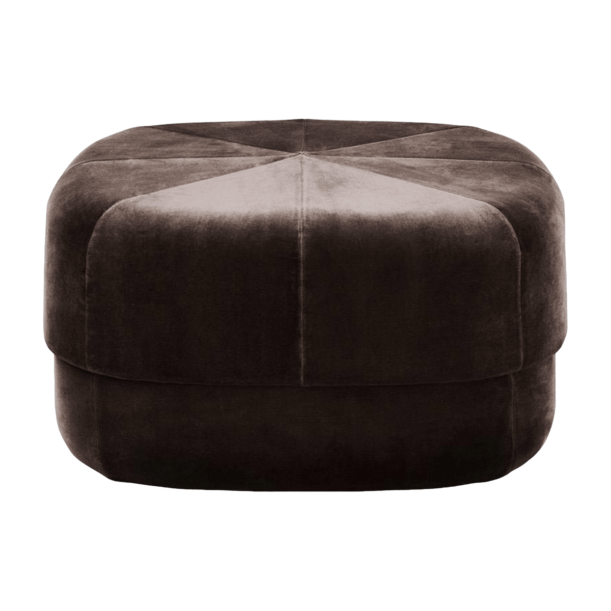 Pouf en polyester coffee L Circus Coffee - Normann Copenhagen - The Cool Republic
