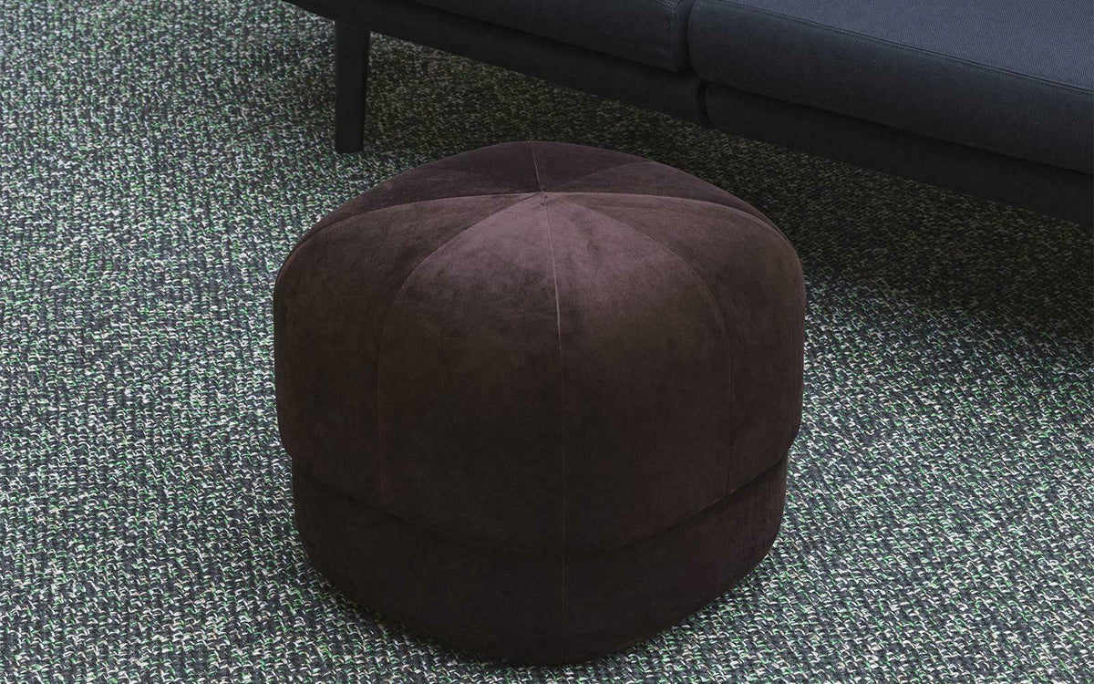 Pouf en polyester coffee S Circus Coffee - Normann Copenhagen - The Cool Republic