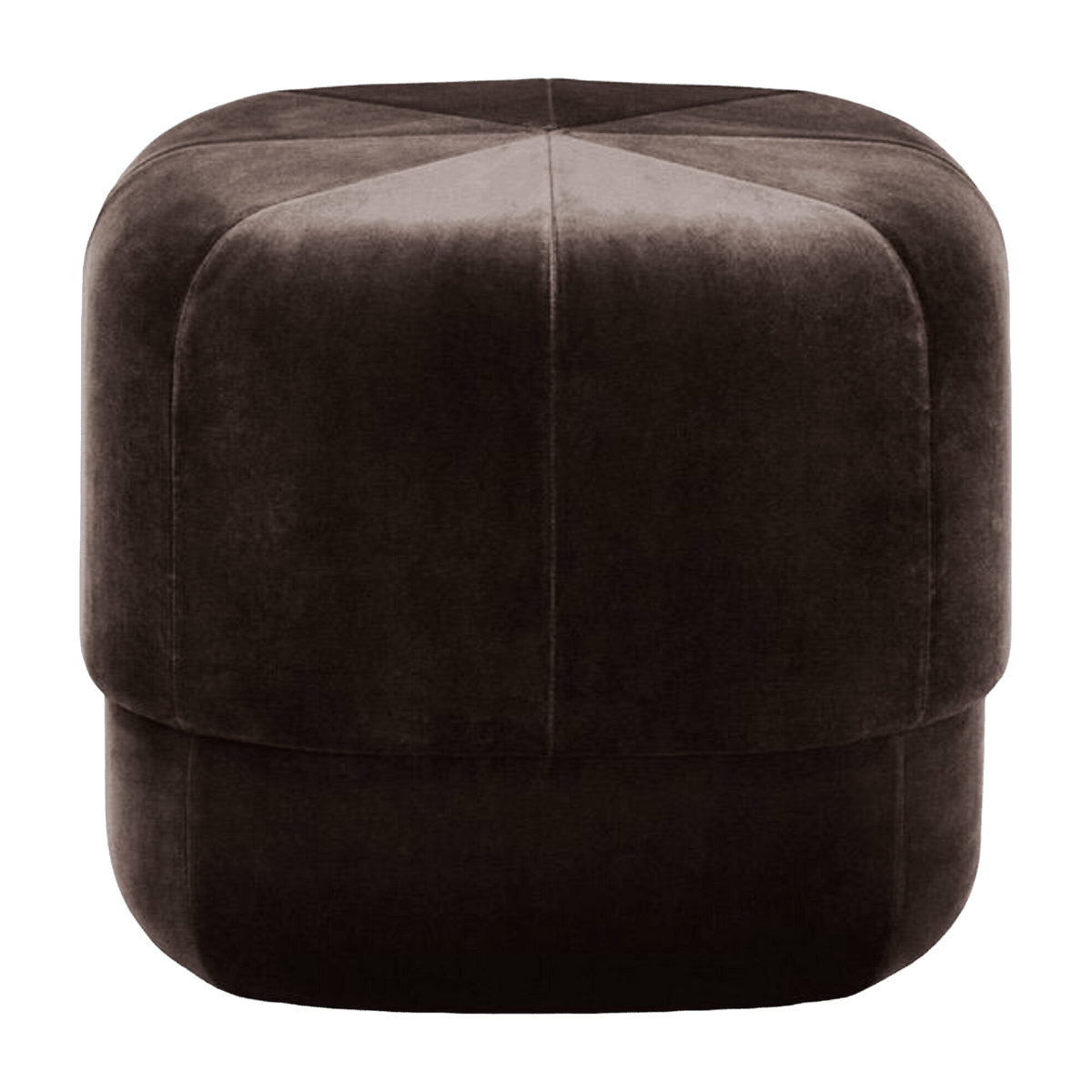 Pouf en polyester coffee S Circus Coffee - Normann Copenhagen - The Cool Republic