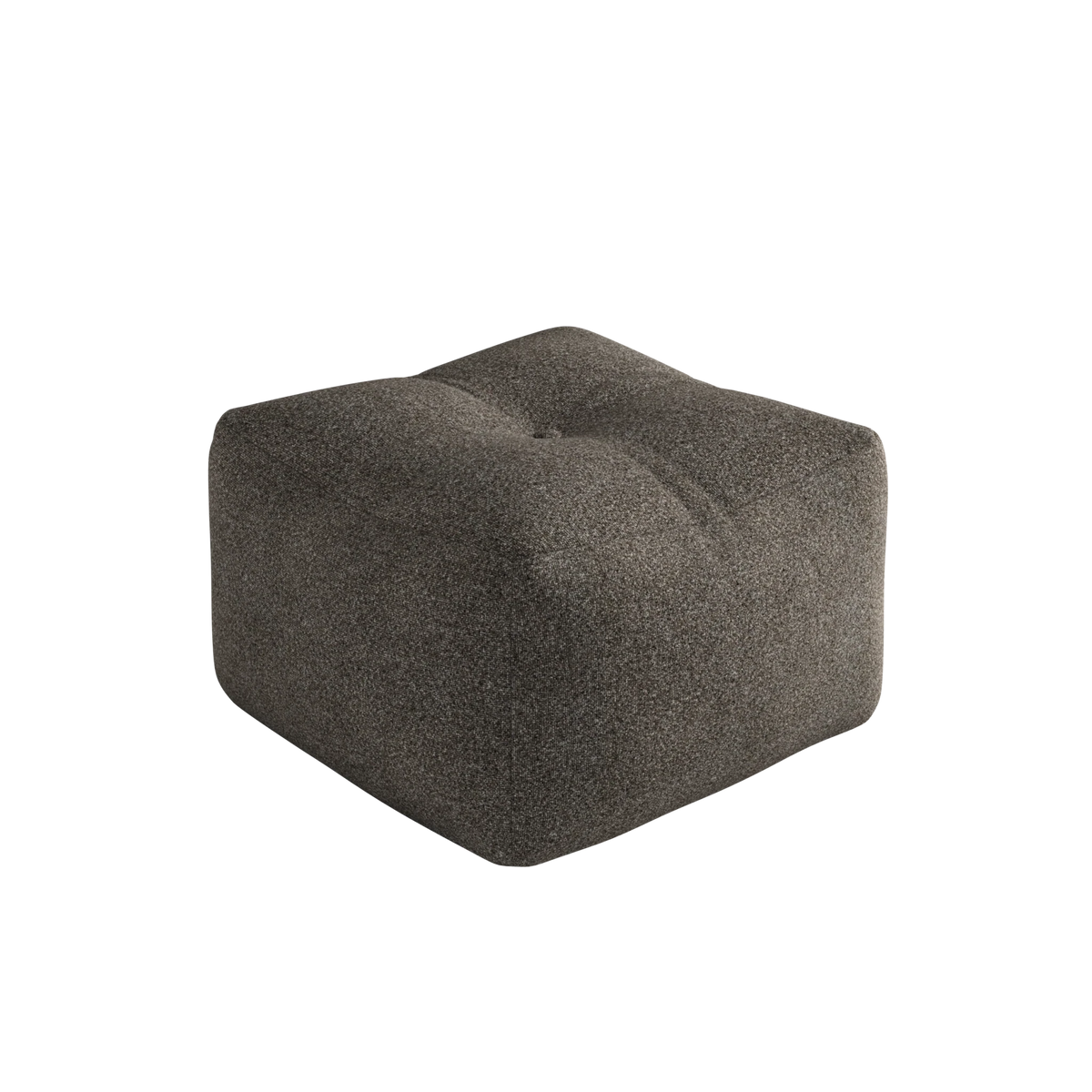 Pouf en polyester marron 50x35cm Buddy - Karup - The Cool Republic