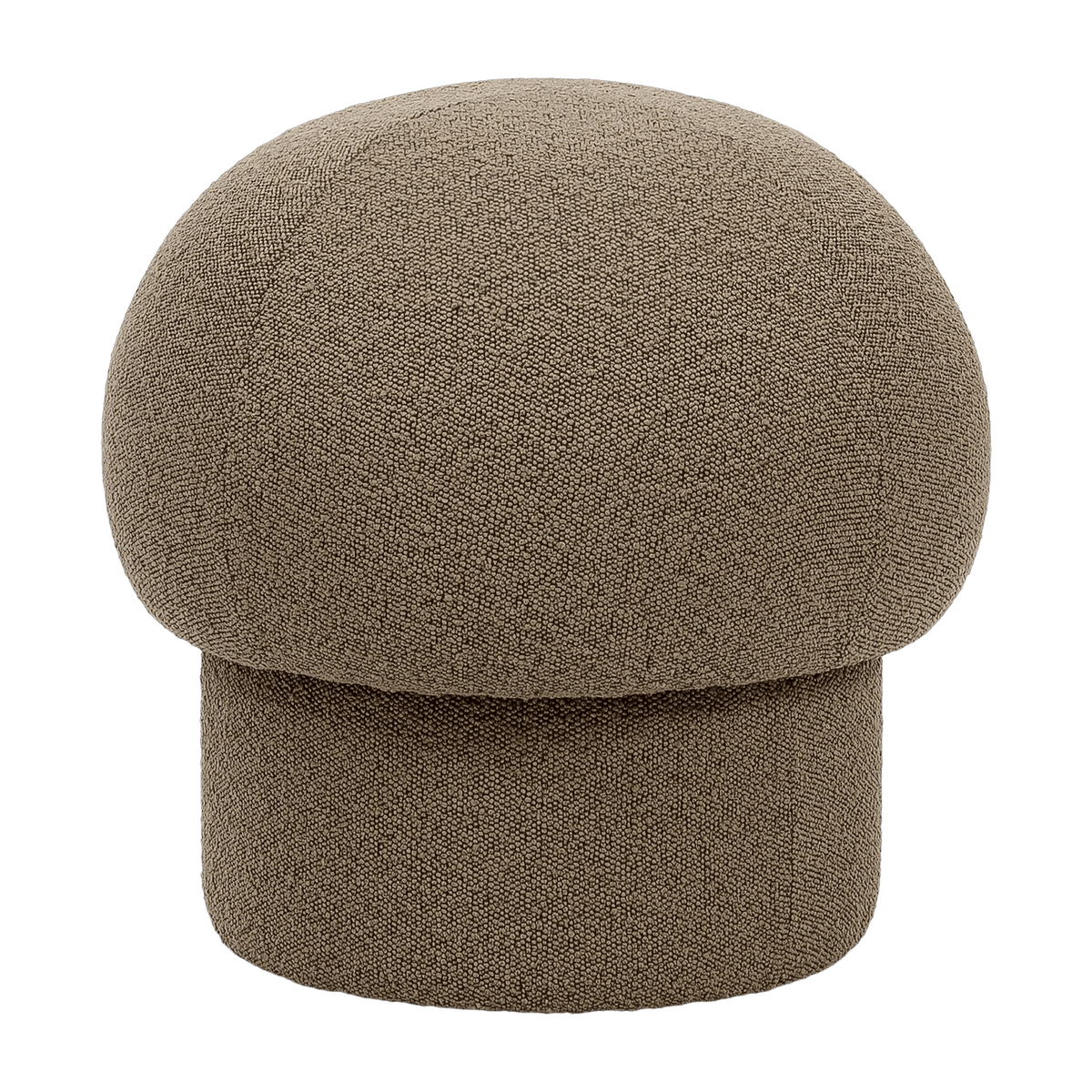 Pouf en polyester recyclé marron 50 cm Uno - Design House Stockholm - The Cool Republic