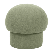 Pouf en polyester recyclé vert 50 cm Uno - Design House Stockholm - The Cool Republic