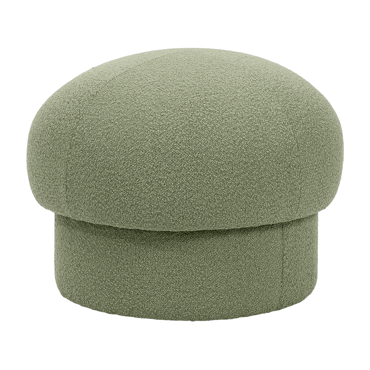 Pouf en polyester recyclé vert 65 cm Uno - Design House Stockholm - The Cool Republic