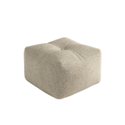 Pouf en polyester sable 50x35cm Buddy - Karup - The Cool Republic