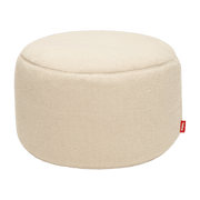Pouf en sherpa ecru 40 x 70 cm Point - Fatboy - The Cool Republic